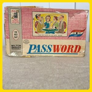 Vintage 1960s Milton Bradley PASSWORD Game Vol Three Complete Cards & Score Pads